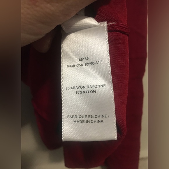 Red Tight Knit Sweater - Picture 7 of 8